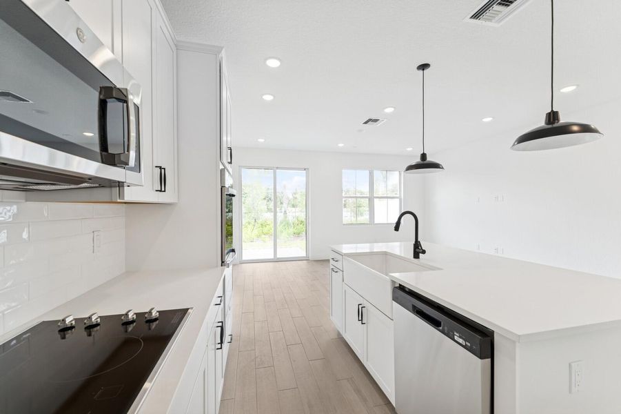 Furnished interior view inside a new home in Salerno Reserve Townhomes, Stuart (Image 12).