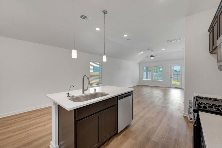 Furnished interior view inside a new home in Summerview, Fulshear (Image 8). Furnished interior view inside a new home in Summerview, Fulshear (Image 8).