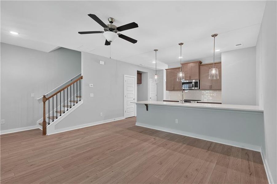 Spacious, unfurnished interior of a new home in The Cottages at East Lanier, Fayetteville (Image 18).