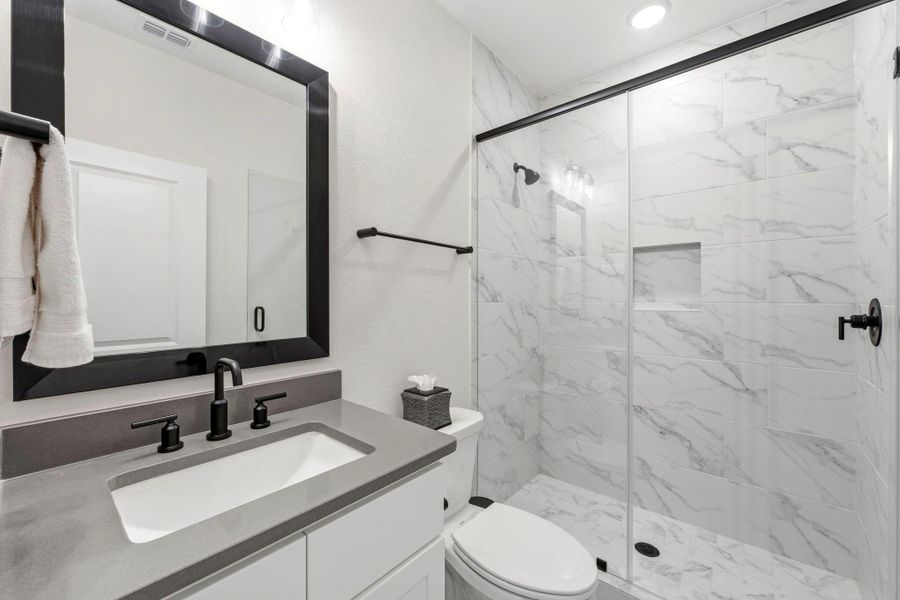 Furnished interior view inside a new home in , Conroe (Image 7).