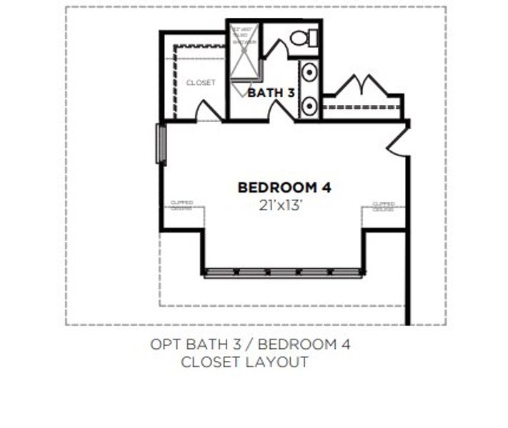 2D floor plan layout for the Cooper N by Saussy Burbank in Nexton - Midtown, Summerville, SC (Image 4). 2D floor plan layout for the Cooper N by Saussy Burbank in Nexton - Midtown, Summerville, SC (Image 4).