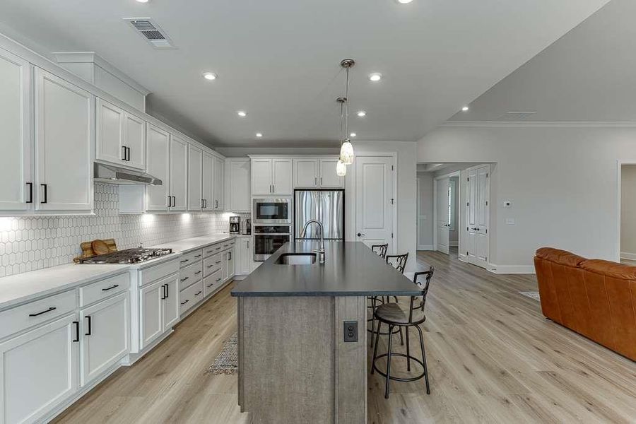 Furnished interior view inside a new home in , Hoschton (Image 11).