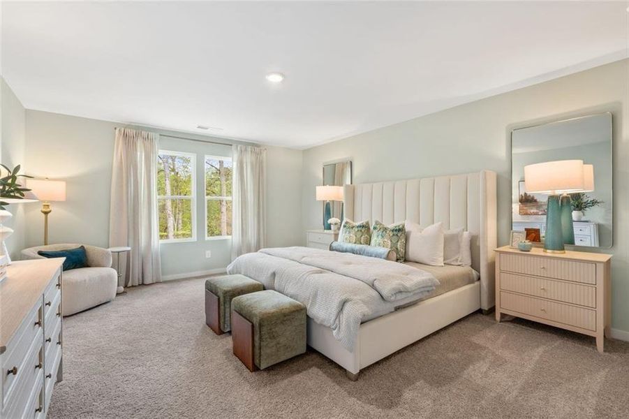 Furnished interior view inside a new home in Walker Grove, McDonough (Image 28).