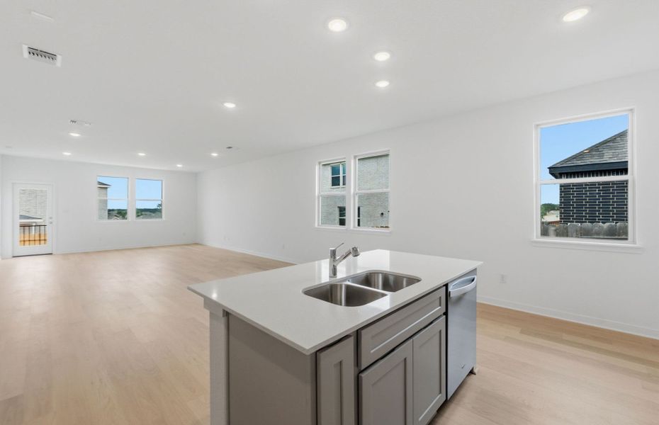 Furnished interior view inside a new home in La Cima, San Marcos (Image 12).