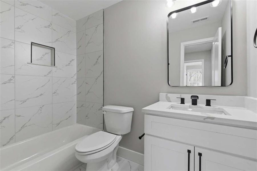 Furnished interior view inside a new home in , Griffin (Image 10).