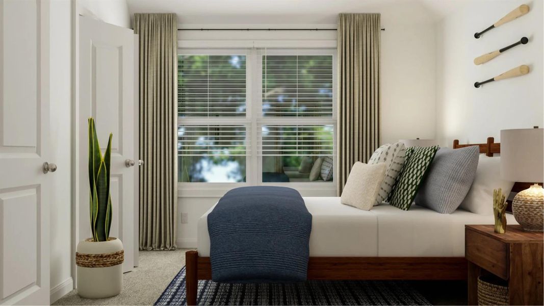 Furnished interior view inside a new home in Lively Ranch: Brookstone Collection, Georgetown (Image 15).