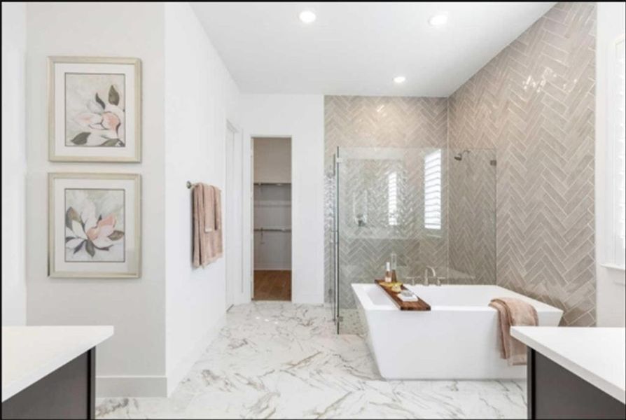 Furnished interior view inside a new home in Canyon Creek Estates, Sherman (Image 20). Furnished interior view inside a new home in Canyon Creek Estates, Sherman (Image 20).