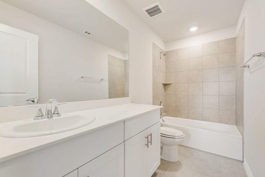 Furnished interior view inside a new home in Stella Hills, Denton (Image 9).
