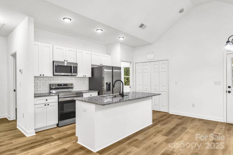 Furnished interior view inside a new home in , Statesville (Image 16). Furnished interior view inside a new home in , Statesville (Image 16).