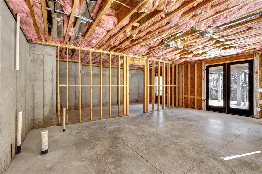 In-progress construction of a new home in , Gainesville, GA (Image 63).