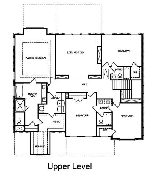 2D floor plan layout of this home in , Buford, GA (Image 5).