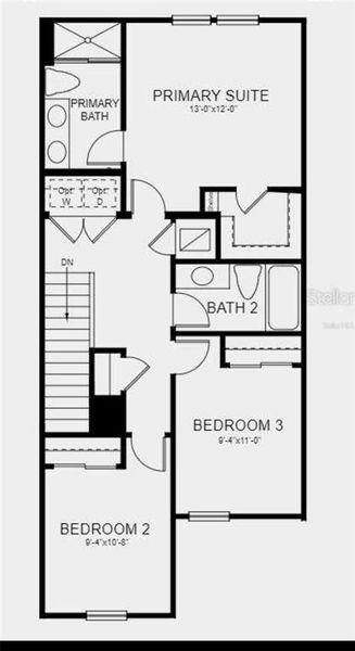 Floor Plan second floor