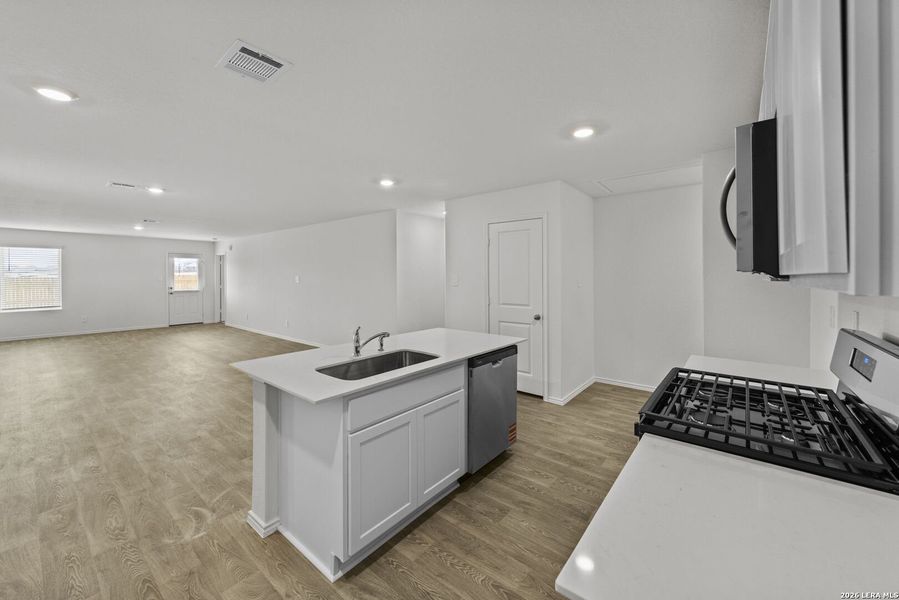 Furnished interior view inside a new home in Hickory Ridge, Elmendorf (Image 9).