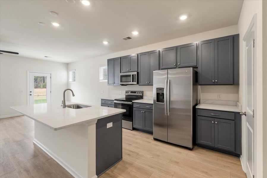 Furnished interior view inside a new home in The Landings at Montague, Goose Creek (Image 17).