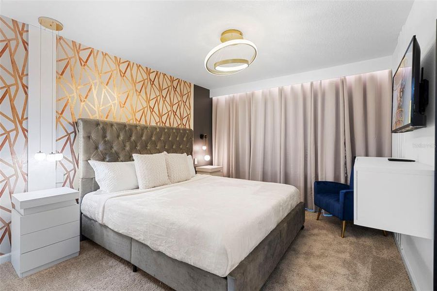 Furnished interior view inside a new home in , Kissimmee (Image 12).