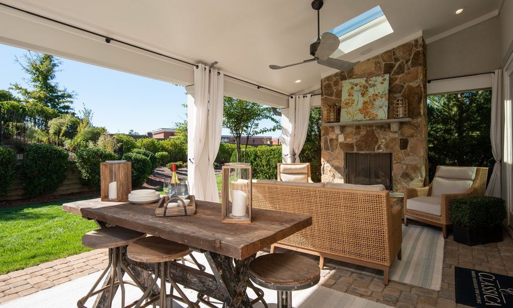 Representative furnished interior of a home built from the Tiburon II by Classica Homes in McLean - Waterfront, Clover (Image 5).