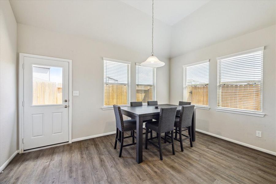 Furnished interior view inside a new home in Sandrock Station, Houston (Image 6). Furnished interior view inside a new home in Sandrock Station, Houston (Image 6).