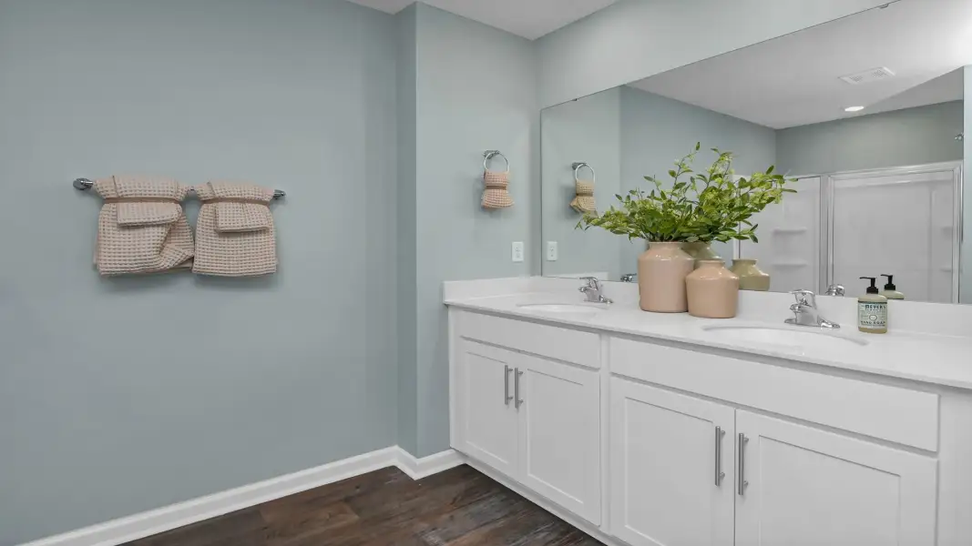 Furnished interior view inside a new home in Livingston Woods, Irmo (Image 21).