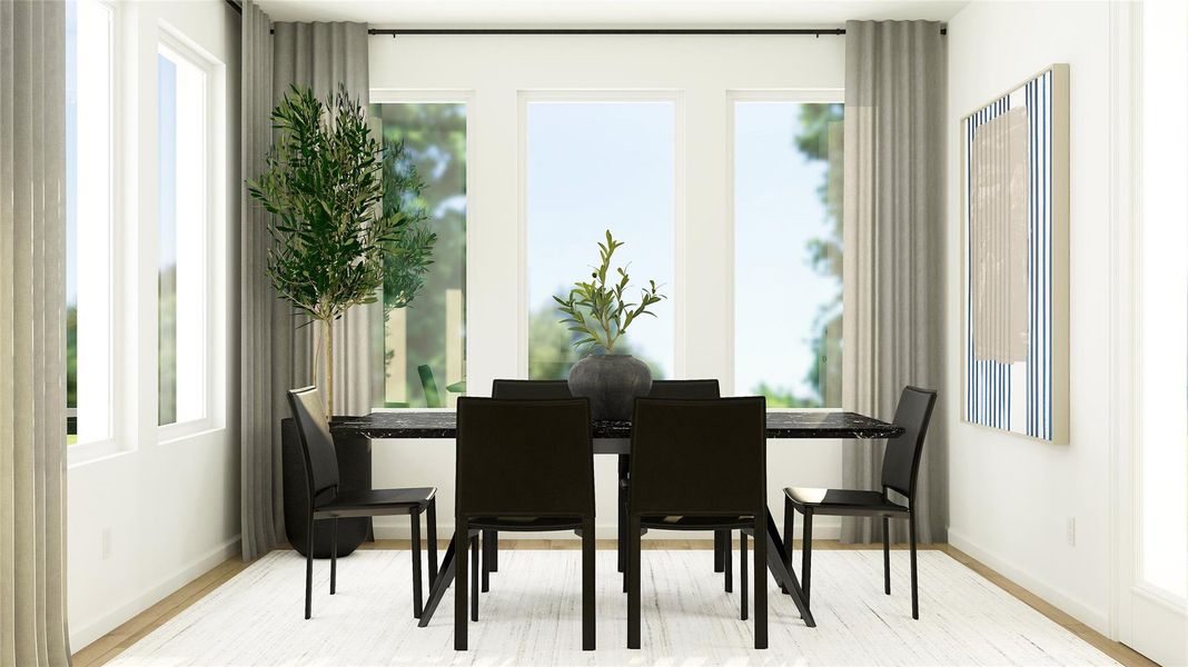 Furnished interior view inside a new home in The Preserve at Rosenberg, Rosenberg (Image 13).