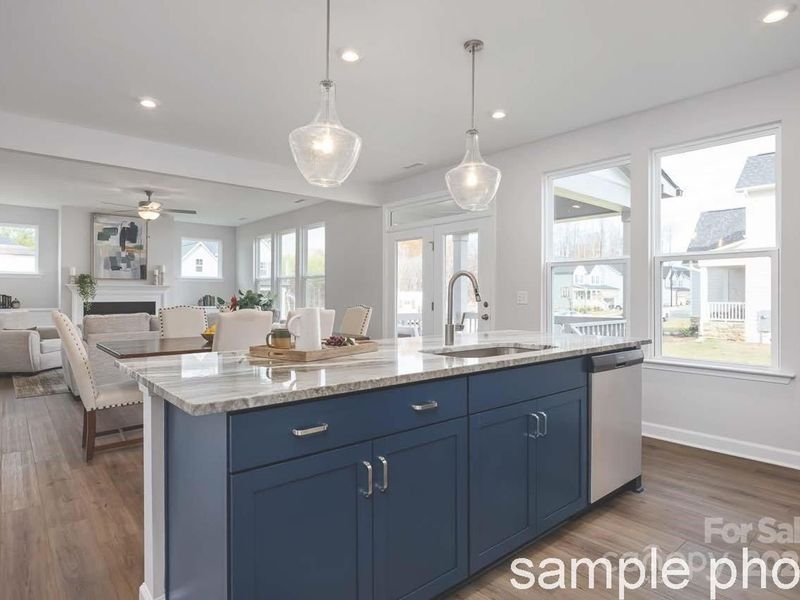Furnished interior view inside a new home in Enclave at Belmont, Belmont (Image 4).