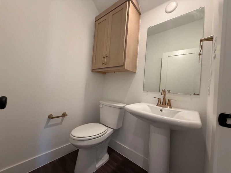 Powder Bathroom Construction Progress