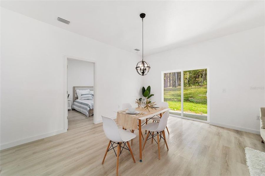 Furnished interior view inside a new home in , Ocala (Image 34).