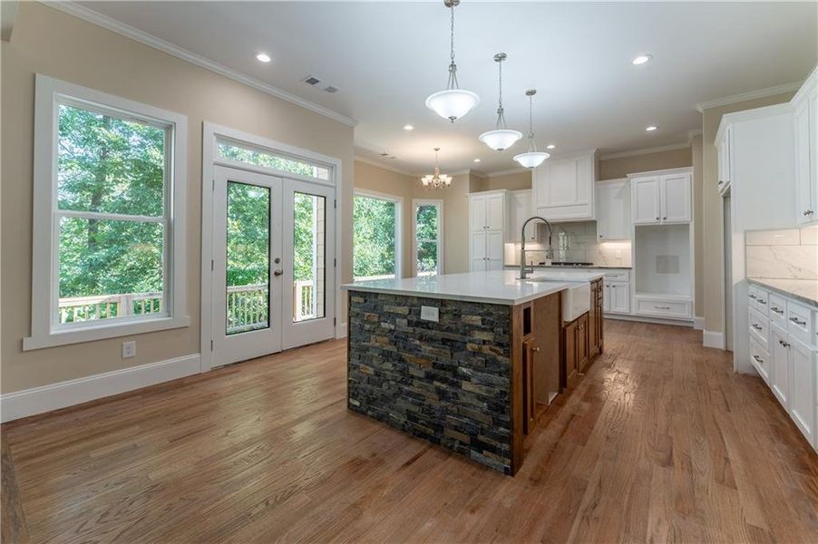 Furnished interior view inside a new home in , Suwanee (Image 30).