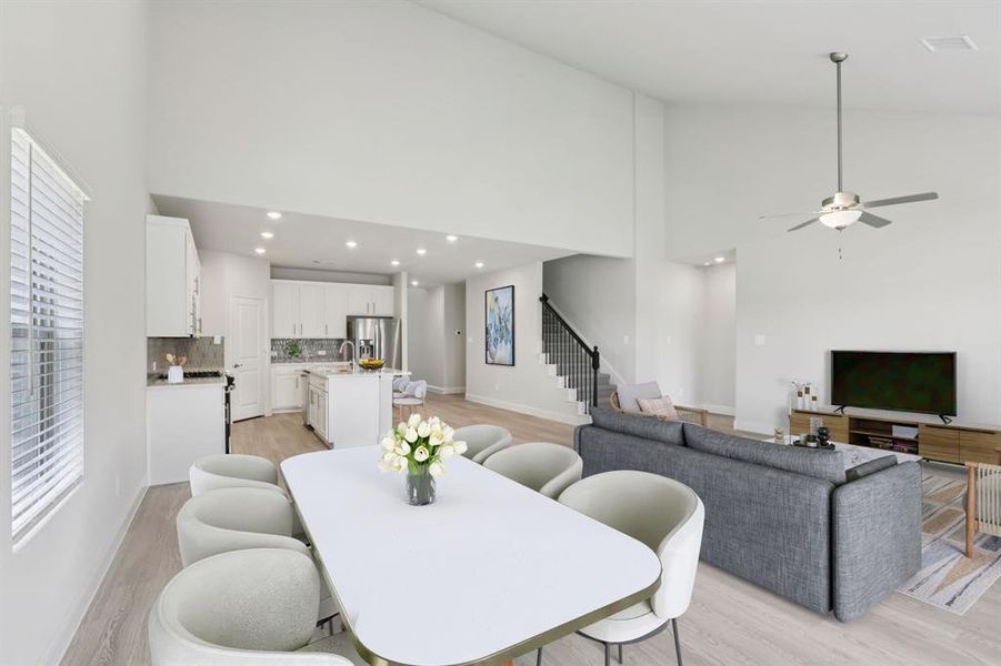 Furnished interior view inside a new home in Windmore, Princeton (Image 11).