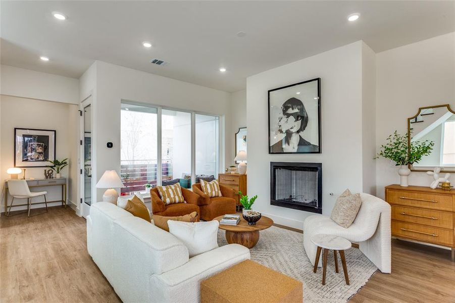 Furnished interior view inside a new home in , Fort Worth (Image 24).