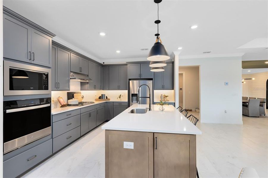 Furnished interior view inside a new home in Bridgewalk, St. Cloud (Image 8).