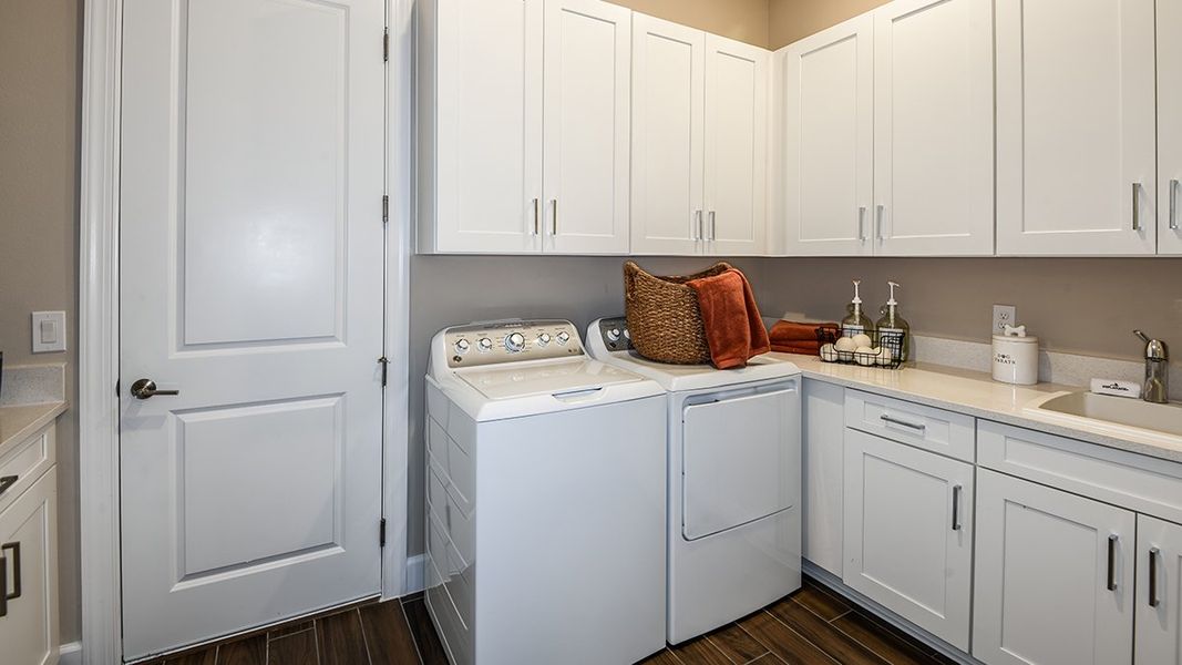 Representative furnished interior of a home built from the Lazio by Taylor Morrison in Esplanade at Westview, Kissimmee (Image 29).