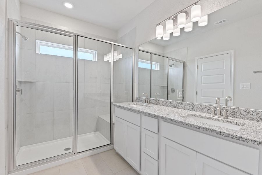 Furnished interior view inside a new home in Retreat at Hero Way, Leander (Image 8).