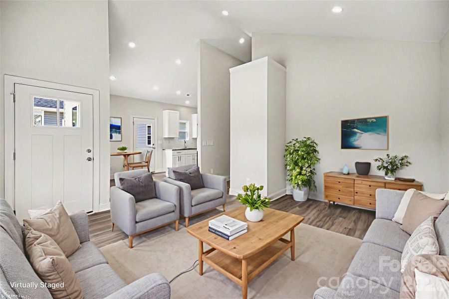 Furnished interior view inside a new home in , Gastonia (Image 6).