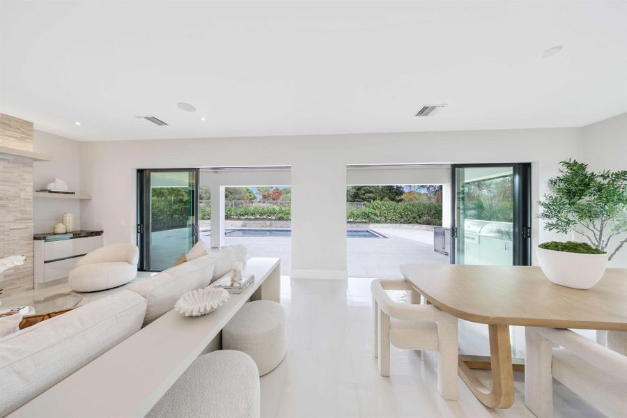 Furnished interior view inside a new home in , Boynton Beach (Image 26).