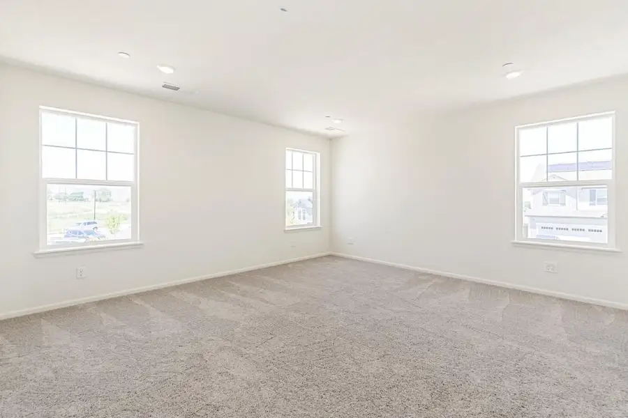 Spacious, unfurnished interior of a new home in The Nest Reserve at Canyon Creek, Erie (Image 17). Spacious, unfurnished interior of a new home in The Nest Reserve at Canyon Creek, Erie (Image 17).