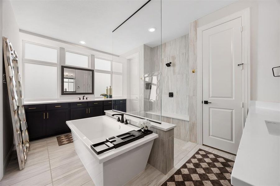 Furnished interior view inside a new home in Somercrest, Midlothian (Image 14).