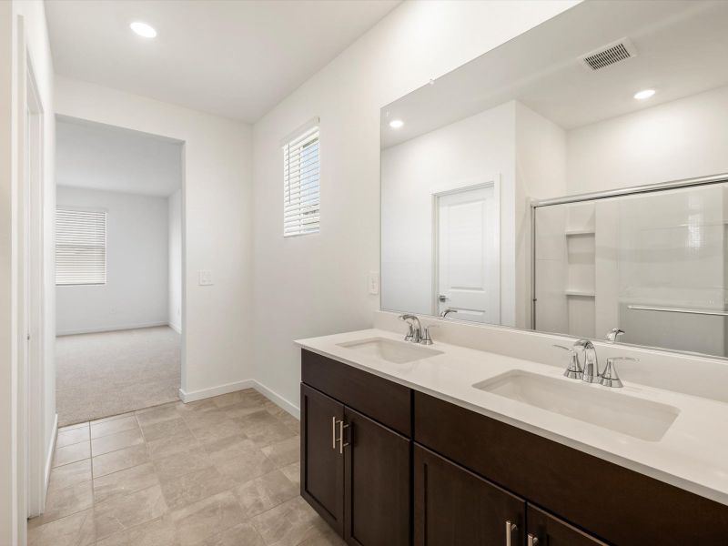 Furnished interior view inside a new home in Rancho Mirage Estate Series, Maricopa (Image 6).