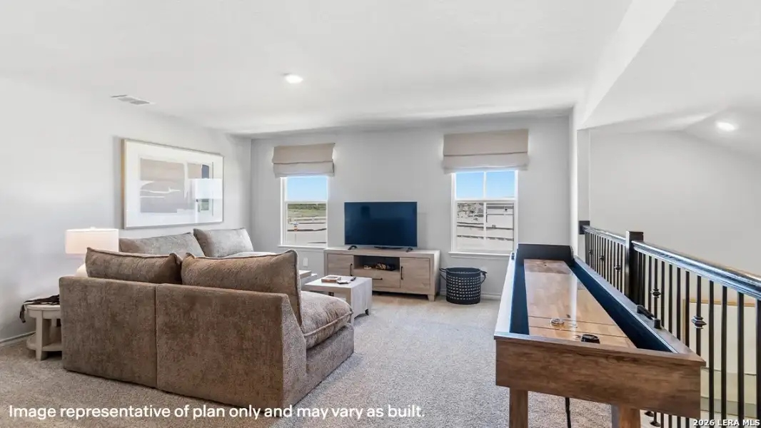 Furnished interior view inside a new home in Riverstone at Westpointe, San Antonio (Image 7).
