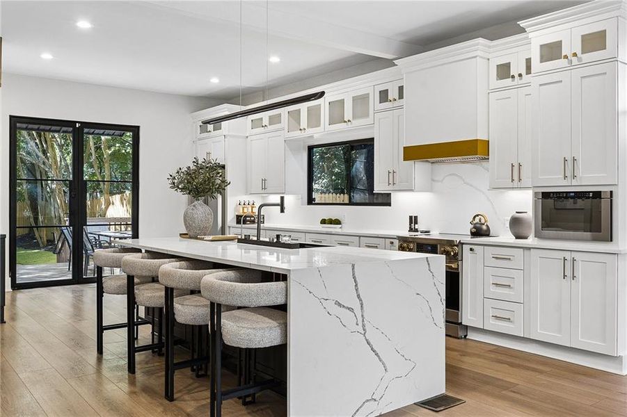 Furnished interior view inside a new home in , Atlanta (Image 14).