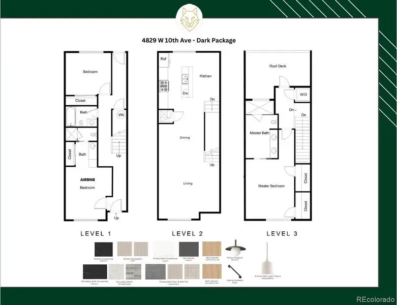 2D floor plan layout of this home in , Denver, CO (Image 4).