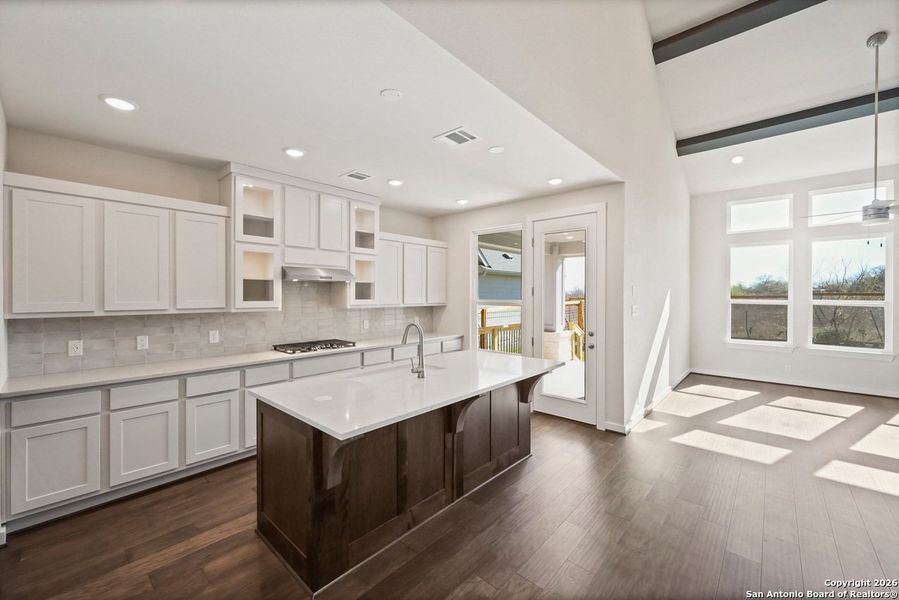 Furnished interior view inside a new home in The Crossvine, Schertz (Image 11).