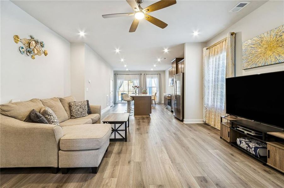 Furnished interior view inside a new home in , Hoschton (Image 7).