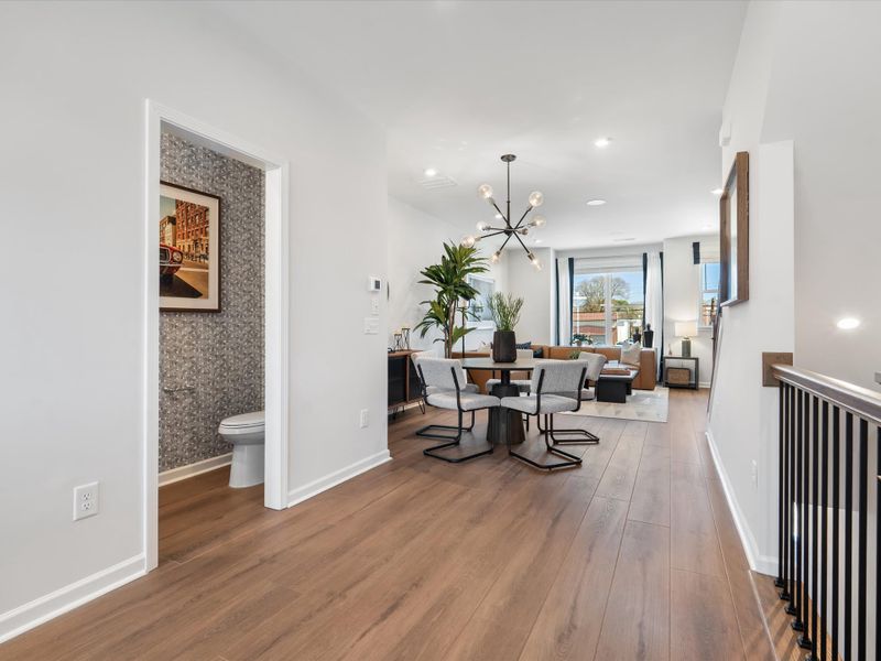 Furnished interior view inside a new home in Southmont, Charlotte (Image 3).