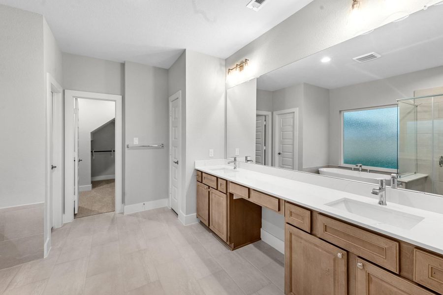 Furnished interior view inside a new home in Briarwood Crossing, Rosenberg (Image 14).