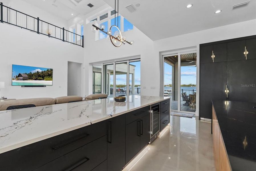 Furnished interior view inside a new home in , Osprey (Image 10).