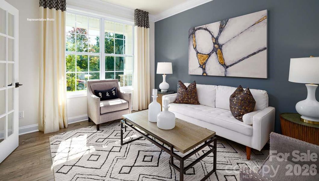 Furnished interior view inside a new home in Falls Cove, Troutman (Image 30).