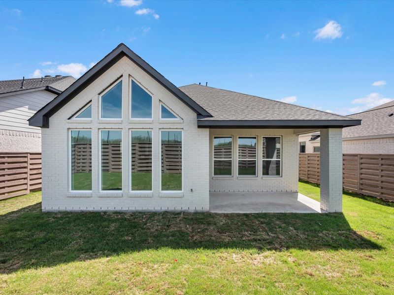 Exterior details and patio area of a home in Austin Point, Richmond (Image 3).