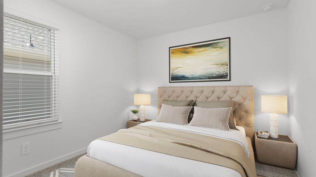 Furnished interior view inside a new home in Tamarron, Fulshear (Image 4).