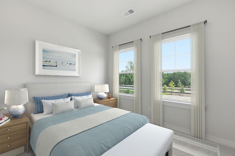 Furnished interior view inside a new home in Rhetts Cove, Johns Island (Image 16).