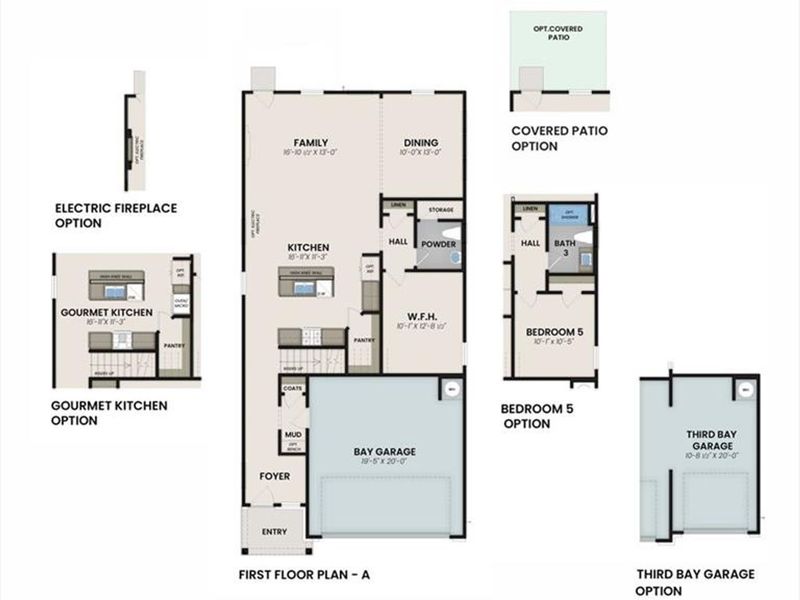 2D floor plan layout of this home in Cedar Farms, Winder, GA (Image 2). 2D floor plan layout of this home in Cedar Farms, Winder, GA (Image 2).